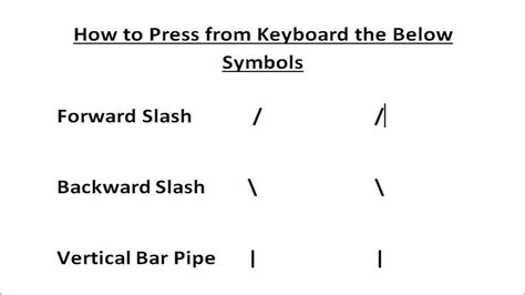 Word describing a backslash .